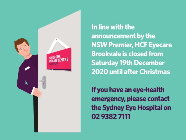 HCF Eyecare closed 19-12-2020